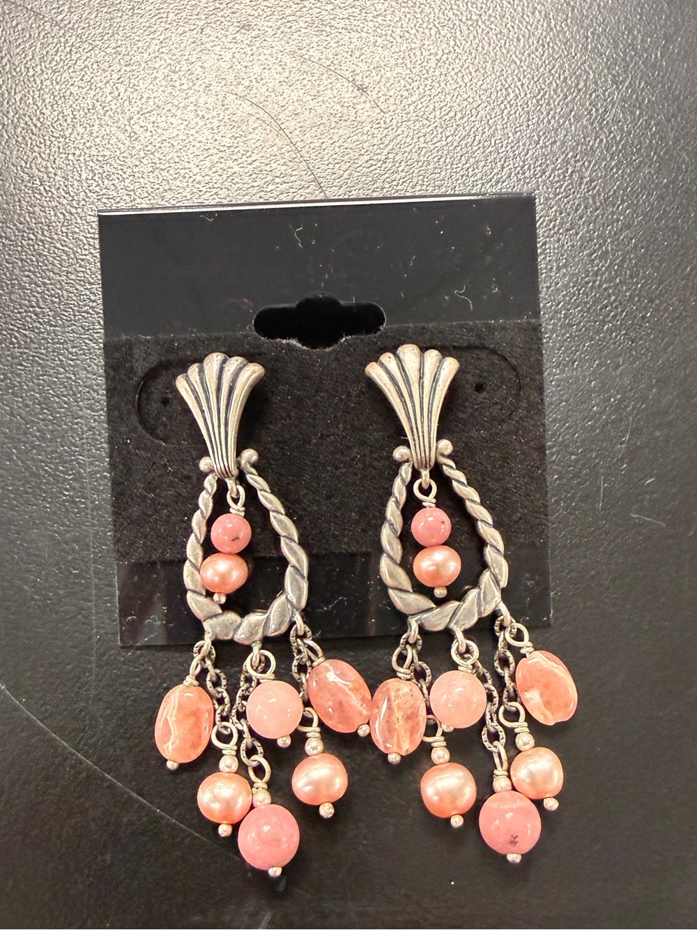 Carolyn Pollack Sterling Silver American West Chandelier Earrings